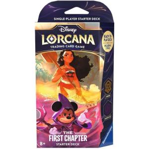 Ravensburger Disney Lorcana TCG: The First Chapter – Amber & Amethyst Single-Player Starter Deck | Engaging Gameplay | Over 200 Original Disney Artworks | Ideal for Ages 8+