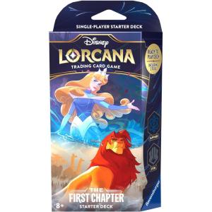 Ravensburger Disney Lorcana TCG: The First Chapter – Sapphire & Steel Single-Player Starter Deck | Engaging Gameplay | Over 200 Original Disney Artworks | Ideal for Ages 8+