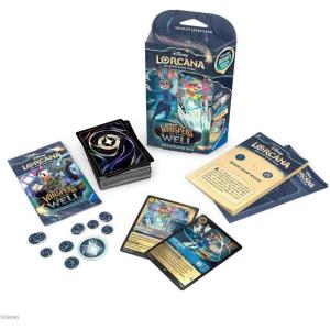 Ravensburger Disney Lorcana TCG: Whispers in The Well Single-Player Deck – Sapphire & Steel – Engaging Gameplay – Over 200 Original Disney Artworks – Ideal for Ages 8+