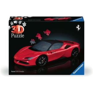 Ravensburger Ferrari SF90 Stradale 108 Piece 3D Jigsaw Puzzle for Adults and Kids – 11576 – Great Gift for Any Birthday, Holiday, or Special Occasion