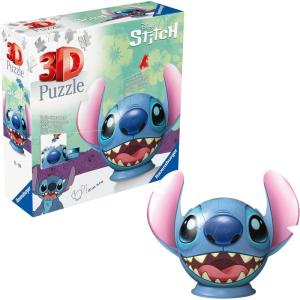 Ravensburger Puzzle-Ball Disney Stitch 72 Pieces Jigsaw Puzzle for Kids – Every Piece is Unique, Pieces Fit Together Perfectly