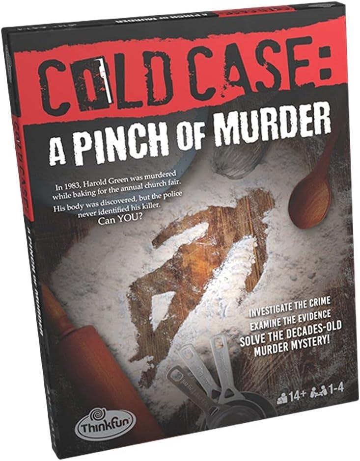 image:imageThinkFun Cold Case A Pinch of Murder A Murder Mystery Game in a Box for Ages 14 and Up
