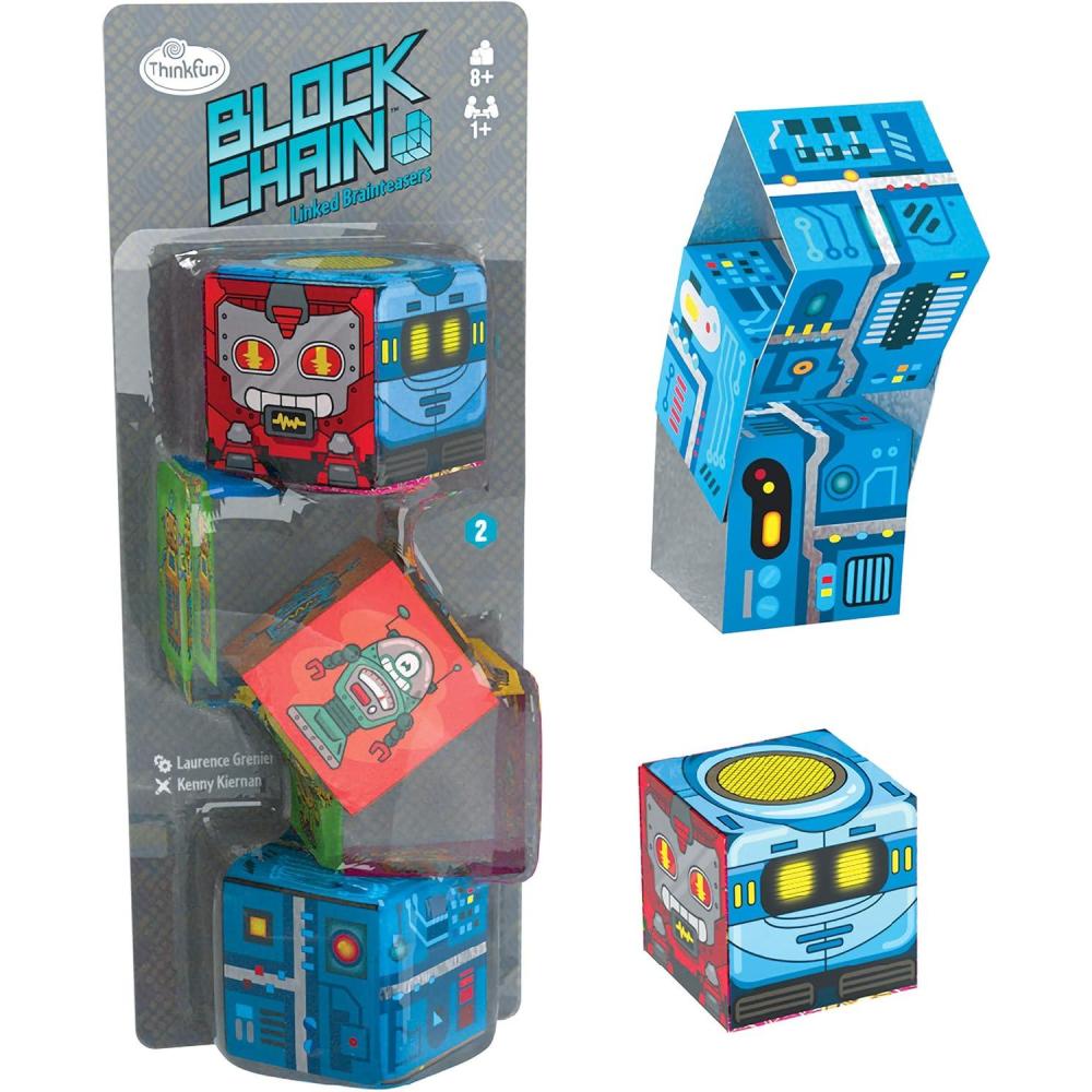 image:imageThinkFun Blockchain Robots STEM Toy and Logic Game for Boys and Girls Age 8 and Up The Addictive Brainteaser PuzzleBlock Chain ROBOTS