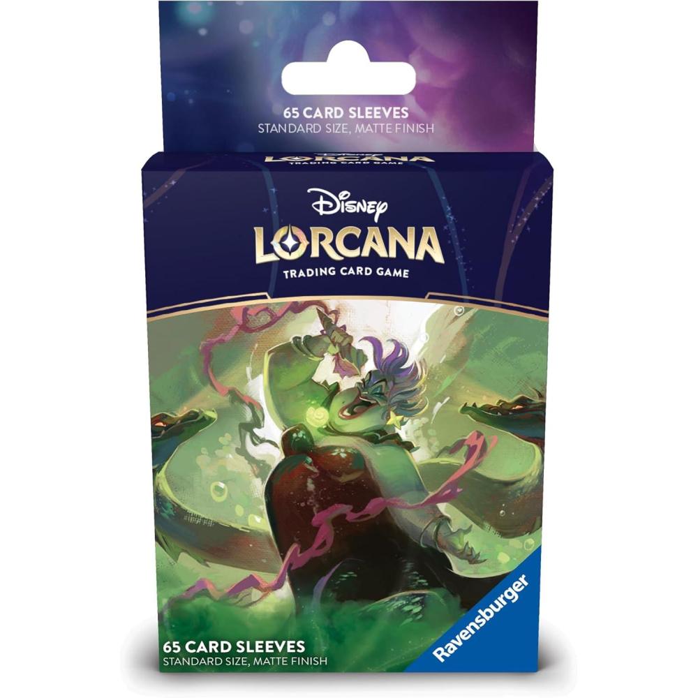image:imageRavensburger Disney Lorcana TCG Archazias Island Card Sleeves Featuring Ursula  Deceiver of All  65 Protective Sleeves for TCG Decks  Ages 8
