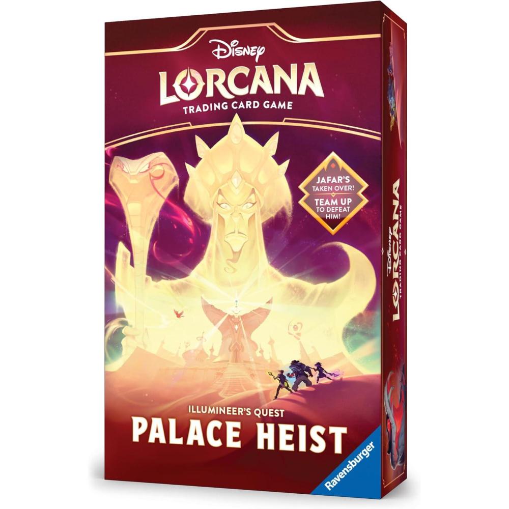 image:imageRavensburger Disney Lorcana TCG Illumineers Quest Palace Heist Cooperative Adventure Against Jafar Solo or Team Play Includes Exclusive Cards amp Playmat Ages 8