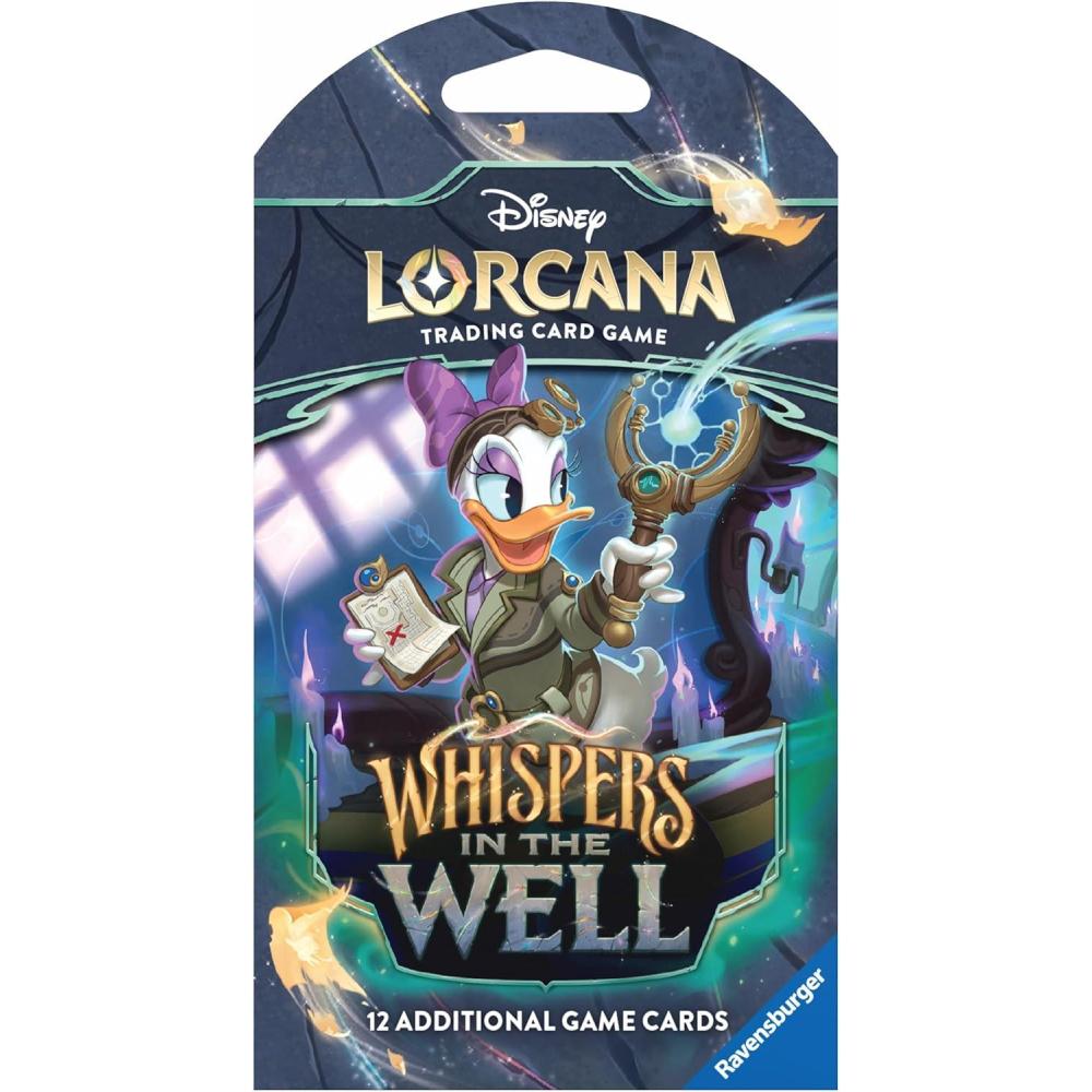 image:imageRavensburger Disney Lorcana TCG Whispers in The Well Assorted Single Booster Pack 12 Cards Collectible Trading Cards Ideal for Disney Fans amp TCG Players Ages 8Small