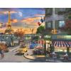 Ravensburger – Paris Sunset – 2000 Piece Jigsaw Puzzle – Featuring a Quaint, Old-time City Street with The Eiffel Tower – Frameable – Premium Quality – Puzzles for Adults(Paris Sunset 2000pc Puzzle)