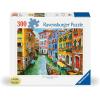 Ravensburger Gondola Ride 300Piece Large-Format Puzzle | Vibrant Venetian Scenery by Nancy Wernersbach | Matte Finish for Enhanced Visuals | Eco-Friendly Materials