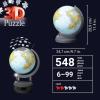Ravensburger Puzzle-Ball Globe with Light: 540 Piece 3D Jigsaw Puzzle for Kids 11549 – Easy Click Technology Means Pieces Fit Together Perfectly