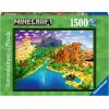 Ravensburger World of Minecraft 1500 Piece Jigsaw Puzzle for Adults – 17189 – Every Piece is Unique, Softclick Technology Means Pieces Fit Together Perfectly(Original Packaging)
