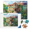 Ravensburger – Cove Manor Echoes – 2000 Piece Jigsaw Puzzle – Stunning Imagery – Bold Colors and Intricate Details of a Sea Manor Then & Now – Premium Quality – Puzzles for Adults