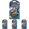 Ravensburger Disney Lorcana TCG: Whispers in The Well Assorted Single Booster Pack (12 Cards) – Collectible Trading Cards – Ideal for Disney Fans & TCG Players – Ages 8+(Small (Pack of 4))