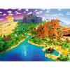Ravensburger World of Minecraft 1500 Piece Jigsaw Puzzle for Adults – 17189 – Every Piece is Unique, Softclick Technology Means Pieces Fit Together Perfectly(Original Packaging)