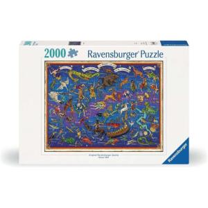 Ravensburger – Constellations – 2000 Piece Jigsaw Puzzle – Stunning Imagery – Beautiful and Intricate – Unique Depiction of The Zodiac Symbols – Premium Quality – Puzzles for Adults