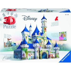 Ravensburger Disney Castle Puzzle – 216 Piece 3D Jigsaw | Easy Click Precision Fit | Fun for Kids and Adults | Durable Display Piece | Created by Experienced Artisans