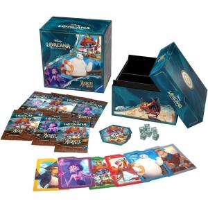 Ravensburger Disney Lorcana TCG: Azurite Sea Illumineer’s Trove | Secure Card Storage | Includes Booster Packs & Comprehensive Guide | Original Disney Artwork | Ages 8+