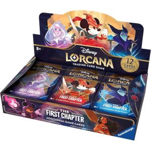 Ravensburger Disney Lorcana TCG: The First Chapter Booster Pack Display | 24 Packs with 12 Trading Cards Each | Ideal for Collectors & Disney Fans | Suitable for Ages 8+
