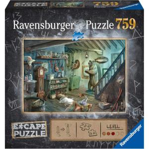 Ravensburger Forbidden Basement Jigsaw Puzzle – 759 Pieces | for Kids & Adults Ages 12+ | Escape Room Experience | Unique Cutting Process | Premium Quality – FSC Certified