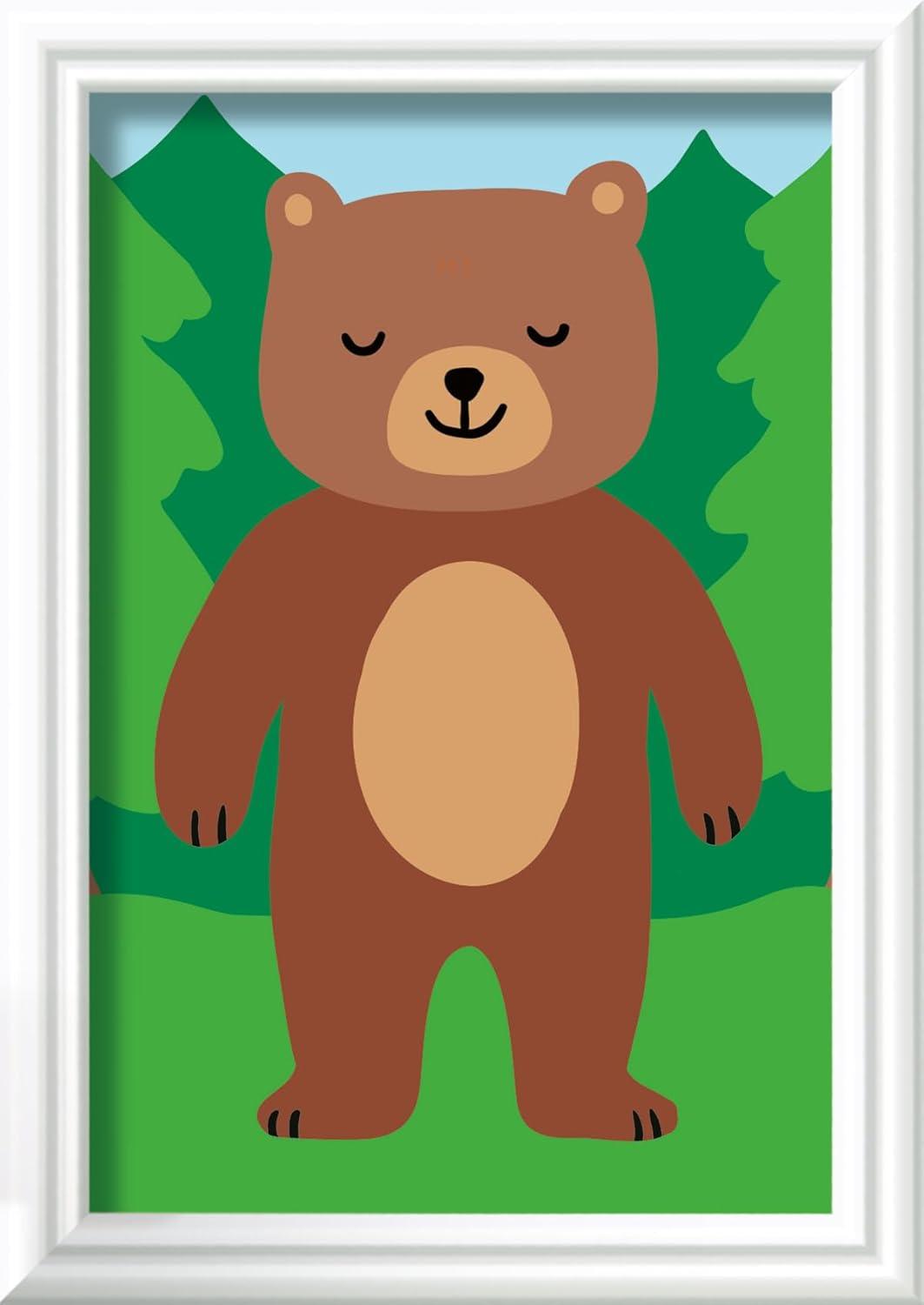 image:imageRavensburger Wild Bear CreArt Paint by Numbers Kit Fun amp Easy DIY Art for Kids Age 7 Creative Gift Idea for Birthdays amp Holidays
