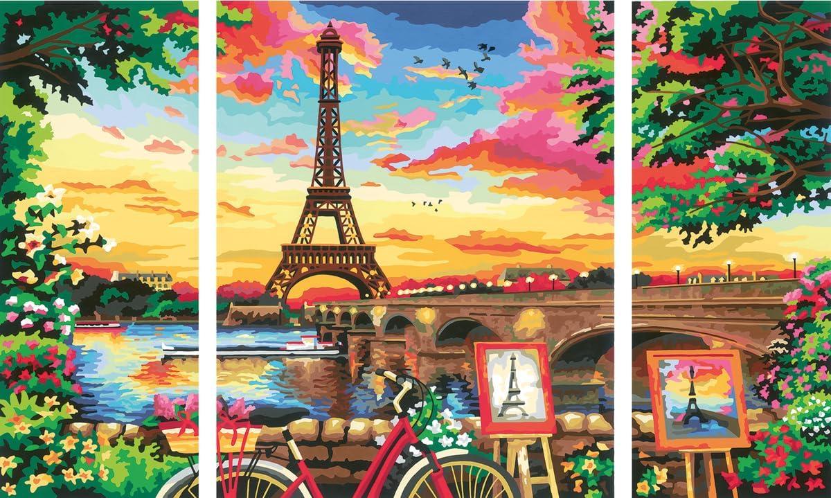 image:imageRavensburger CreArt Paris Reflections Paint by Numbers Kit for Adults 20134 Painting Arts and Crafts for Ages 14 and UpNEW Version