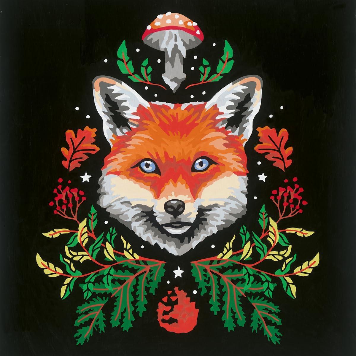 image:imageRavensburger CreArt Pixie Cold Fox Paint by Numbers Kit for Adults 23511 Painting Arts and Crafts for Ages 12 and Up