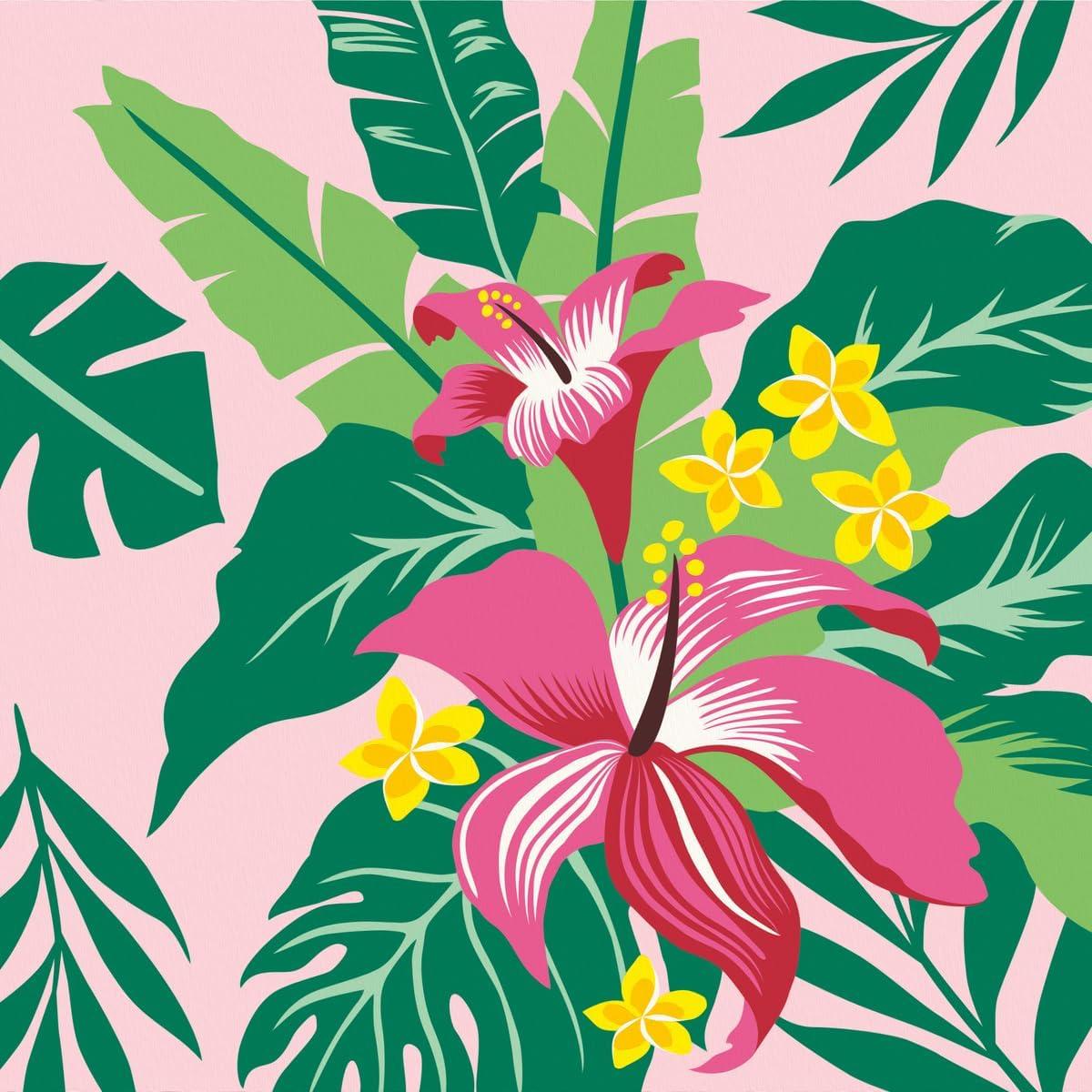 image:imageRavensburger CreArt Tropical Plants Paint by Numbers Kit for Adults 23518 Painting Arts and Crafts for Ages 12 and Up