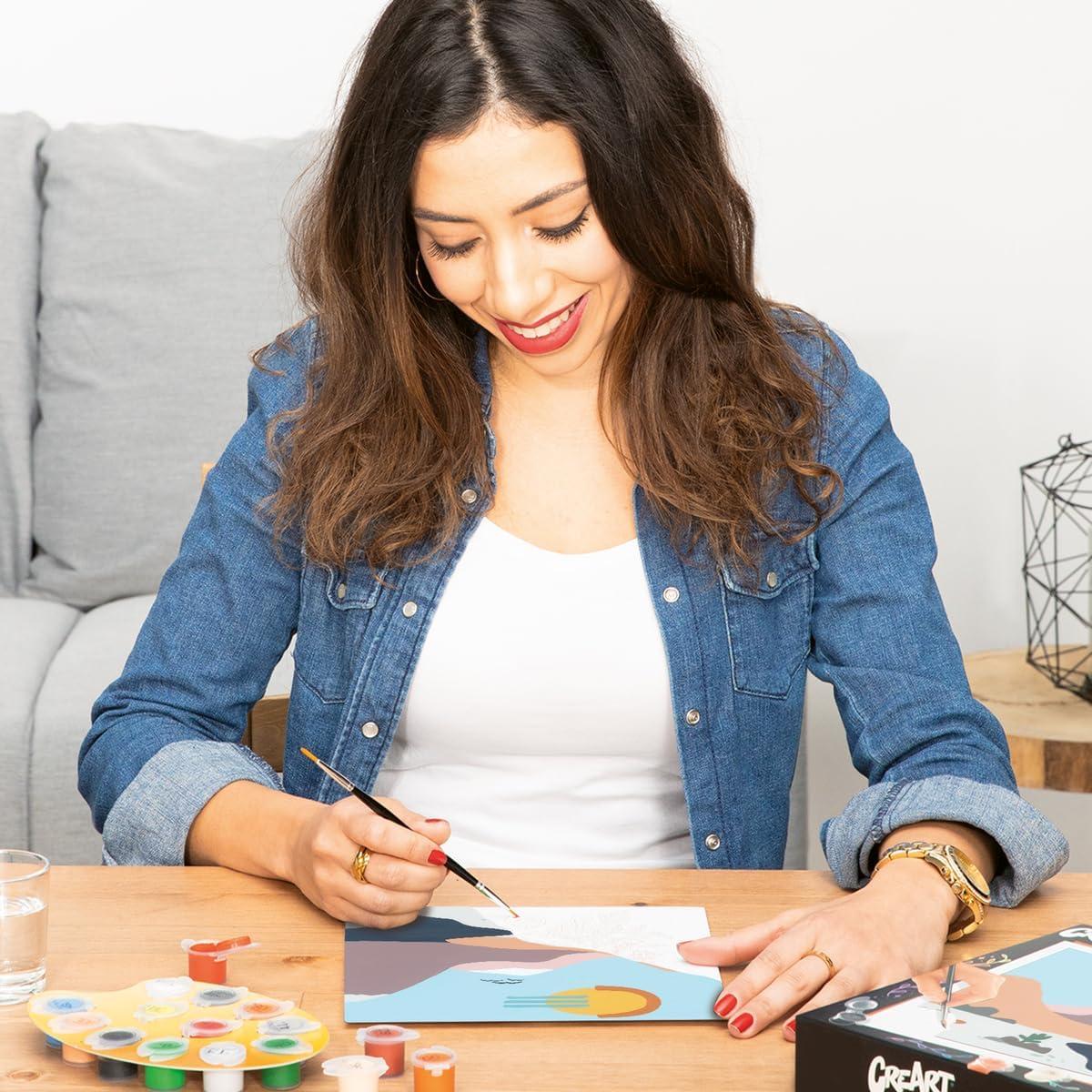 image:imageRavensburger CreArt by The Lake Paint by Numbers Kit for Adults 23641 Painting Arts and Crafts for Ages 12 and Up