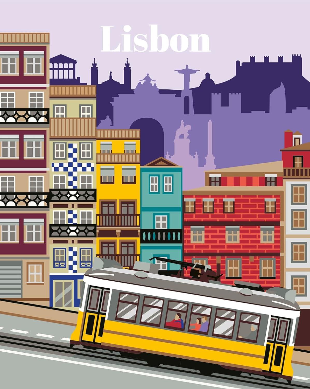 image:imageRavensburger Relax CreArt Lisbon Paint by Numbers Kit Perfect DIY Art Gift for Adults Stress Relief and Creative Hobby