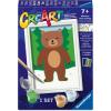 Ravensburger – Wild Bear CreArt Paint by Numbers Kit | Fun & Easy DIY Art for Kids Age 7+ | Creative Gift Idea for Birthdays & Holidays