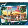 Ravensburger CreArt Paris Reflections Paint by Numbers Kit for Adults – 20134 – Painting Arts and Crafts for Ages 14 and Up(.NEW Version)