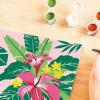 Ravensburger CreArt Tropical Plants Paint by Numbers Kit for Adults – 23518 – Painting Arts and Crafts for Ages 12 and Up