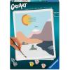 Ravensburger CreArt by The River Paint by Numbers Kit for Adults – 25980 – Painting Arts and Crafts for Ages 12 and Up