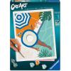 Ravensburger Creart Pool Time Paint by Numbers Kit for Adults
