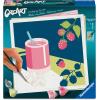 Ravensburger Creart Raspberry Mocktail Paint by Numbers Kit for Adults