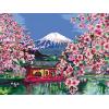 Ravensburger Relax CreArt Japanese Cherry Blossom Canvas Paint by Numbers Kit | Perfect DIY Art Gift for Adults, Stress Relief, and Creative Hobby