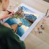 Ravensburger Relax CreArt Lake Views Canvas Paint by Numbers Kit | Perfect DIY Art Gift for Adults, Stress Relief, and Creative Hobby