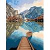 Ravensburger Relax CreArt Lake Views Canvas Paint by Numbers Kit | Perfect DIY Art Gift for Adults, Stress Relief, and Creative Hobby