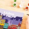 Ravensburger Relax CreArt Lisbon Paint by Numbers Kit | Perfect DIY Art Gift for Adults, Stress Relief, and Creative Hobby