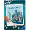 Ravensburger Relax CreArt New York City Paint by Numbers Kit | Perfect DIY Art Gift for Adults, Stress Relief, and Creative Hobby
