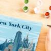 Ravensburger Relax CreArt New York City Paint by Numbers Kit | Perfect DIY Art Gift for Adults, Stress Relief, and Creative Hobby