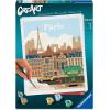 Ravensburger Relax CreArt Paris Paint by Numbers Kit | Perfect DIY Art Gift for Adults, Stress Relief, and Creative Hobby