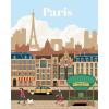 Ravensburger Relax CreArt Paris Paint by Numbers Kit | Perfect DIY Art Gift for Adults, Stress Relief, and Creative Hobby