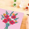 Ravensburger Relax CreArt Poppy Bouquet Paint by Numbers Kit | Perfect DIY Art Gift for Adults, Stress Relief, and Creative Hobby