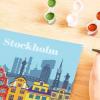 Ravensburger Relax CreArt Stockholm Paint by Numbers Kit | Perfect DIY Art Gift for Adults, Stress Relief, and Creative Hobby