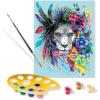 Ravensburger CreArt Boho Lion Paint by Numbers Kit for Adults – Painting Arts and Crafts for Ages 12 and Up