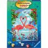 Ravensburger Flamingo Love Paint by Numbers Kit for Children – Painting Arts and Crafts for Kids Age 12 Years Up