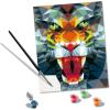 Ravensburger Polygon Tiger Paint by Numbers Kit for Adults – 23514 – Painting Arts and Crafts for Ages 12 and Up