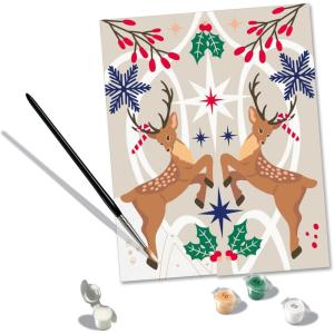 Ravensburger CreArt Christmas Paint by Numbers Kit for Adults -12023024 – Painting Arts and Crafts for Ages 12 and Up