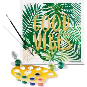 Ravensburger CreArt Good Vibes Paint by Numbers Kit for Adults – Painting Arts and Crafts for Ages 12 and Up