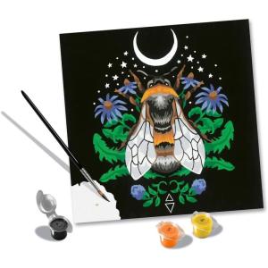 Ravensburger CreArt Pixie Cold: Bee Paint by Numbers Kit for Adults – 23512 – Painting Arts and Crafts for Ages 12 and Up